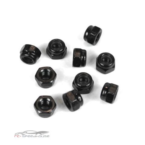 TKR1202 M4 Locknuts (black x10)