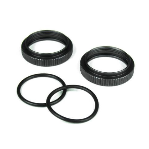 TKR6013 Shock Adjustment Nuts (aluminum, gun metal ano x2)