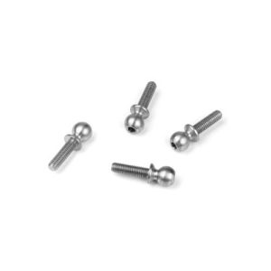 TKR6210 Ball Stud (5.5mm, short neck, 10mm thread, 4pcs)