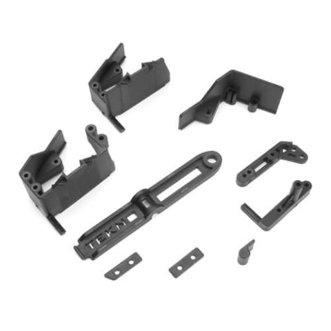 TKR6586 Side Guard, Servo Mount, Battery Acc. (EB410)