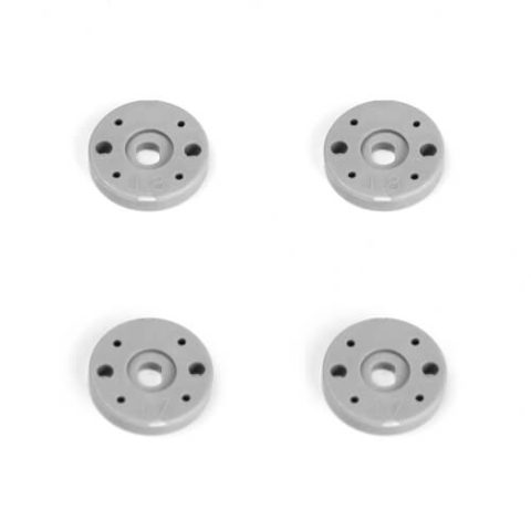 TKR6705 Shock Pistons - 2x1.7 + 2x1.8 - 13mm - Flat (x4)