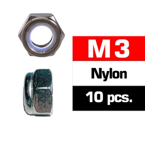 Nuts - M3 Nylon (x10)