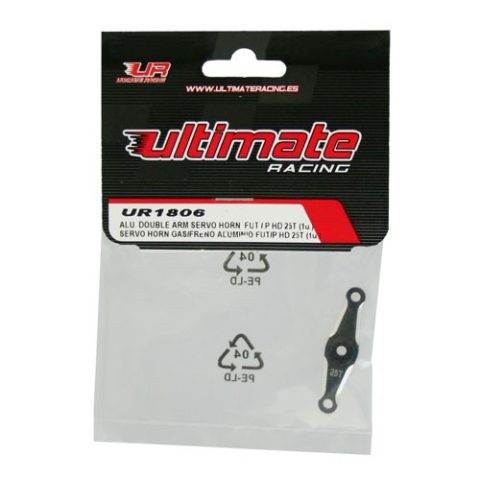 Ultimate Racing Alu Double Arm Servo Horn 25T - Afbeelding 2