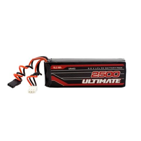 Ultimate 6.6V 2500mah Life Flat RX Battery Pack JR