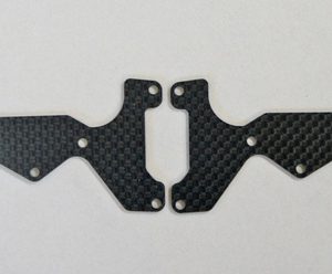 E2155 - Mugen Graphite front lower suspension arm plate (1,2mm)
