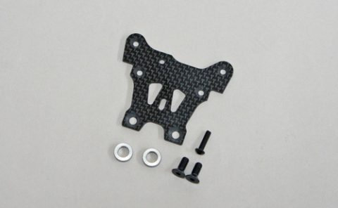 E2158 - Mugen Graphite front upper steering plate