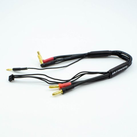 Ultimate 2S Charge Cable Lead w/4mm & 5mm Bullet Connector (60cm)