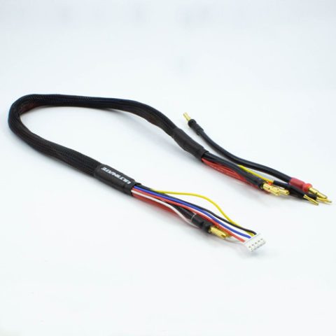 Ultimate 2 x 2S Charge Cable Lead w/4mm & 5mm Bullet Connector (60cm)