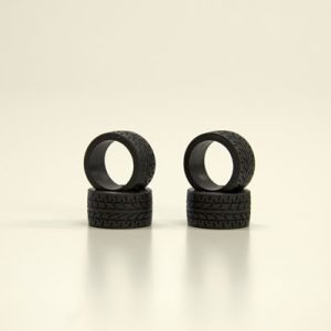 Mini-Z Racing Radial Tyres 20 Shore - Wide/Rear (x4)