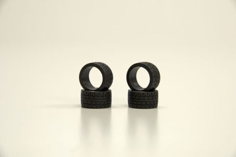 Mini-Z Racing Radial Tyres 20 Shore - Wide/Rear (x4)