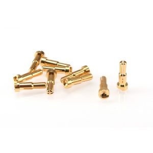 4/5mm Dual Bullet Gold Plug Male (x2)