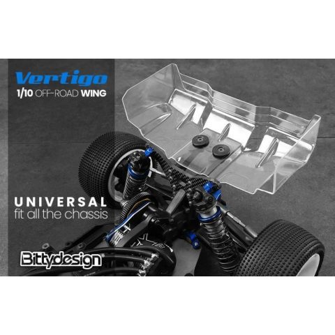 Bittydesign Vertigo (x1) 1/10 Off-road 1mm wing Pre-cut