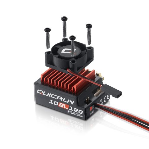 Hobbywing QuicRun 10BL120 120A Sensored ESC - Afbeelding 3