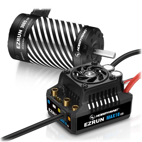 Hobbywing Ezrun MAX10 G2 140A Combo with 3665SD-4000kV 5mm shaft