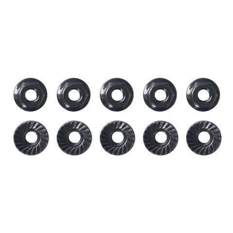 AS91150 - Team Associated M4 Low Profile Serrated Steel Wheel Nuts
