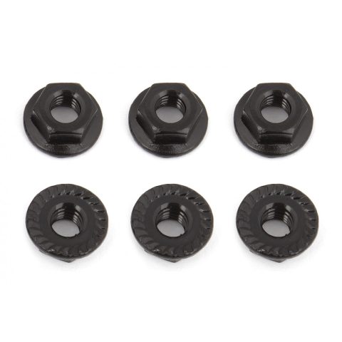 AS91738 - Team Associated Nuts M4 Serrated Nuts