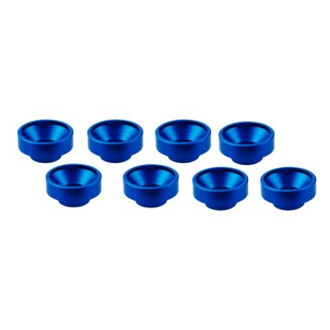 Ultimate M3 Aluminium Servo Washer Blue (x8)