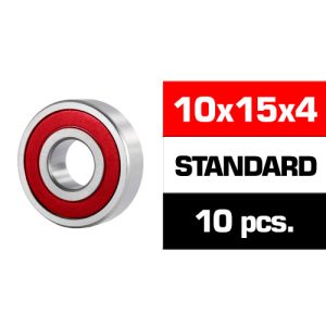Ultimate 10x15x4mm "HS" Rubber Sealed Bearing Set (x10)
