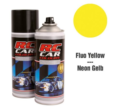 RC Car Colours Fluo Yellow Nr 1007 Lexan paint 150ml