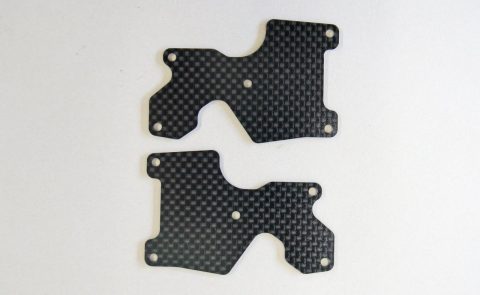 E2180 - Mugen Graphite Rear Lower Suspension Arm Plates L/R (1Mm) (X2)