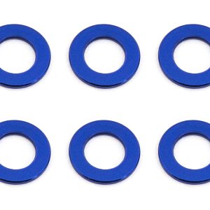 AS31381 - Team Associated Ballstud Washers, 5.5x3.0x0.5 mm, blue aluminum