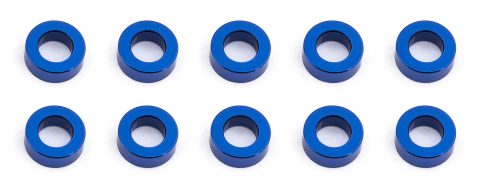 AS31383 - Team Associated Ballstud Washers, 5.5x3.0x2.0 mm, blue aluminum