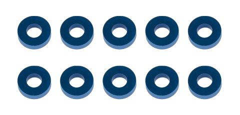 AS31389 - Team Associated Washers, 7.8x3.5x2.0mm, blue aluminum