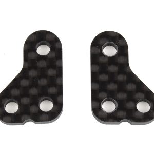 AS71144 - Team Associated RC10T6.2 Steering Arm, +1mm, carbon fiber
