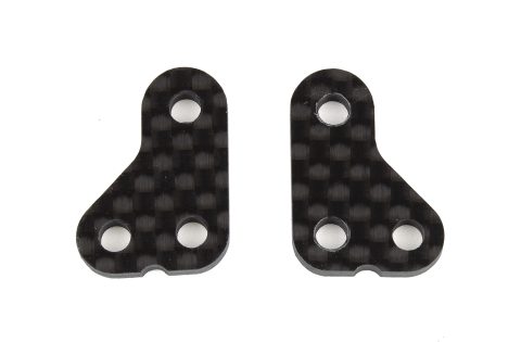 AS71144 - Team Associated RC10T6.2 Steering Arm, +1mm, carbon fiber
