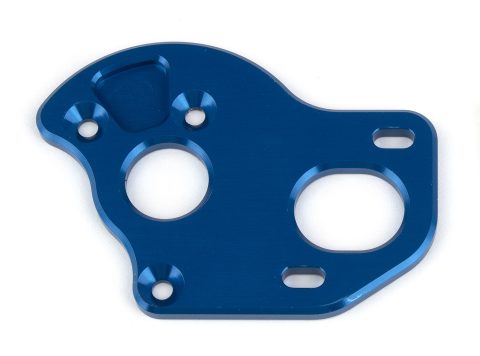 AS71145 - Team Associated RC10T6.2 Laydown Motor Plate, blue aluminum