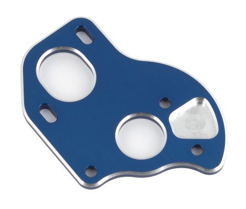 AS91795 - Team Associated RC10B6.1 Laydown/Layback Motor Plate, blue aluminum
