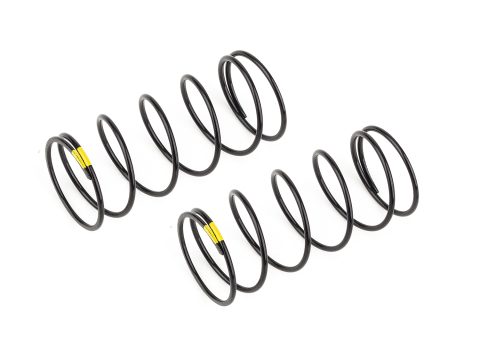 AS91943 - Team Associated 13mm Front Shock Springs, yellow 3.8lb/in, L44, 6.5T, 1.2D