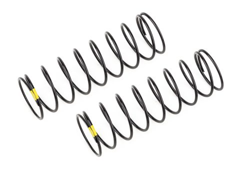 AS91951 - Team Associated 13mm Rear Shock Springs, yellow 2.3lb/in, L61, 9.5T, 1.2D