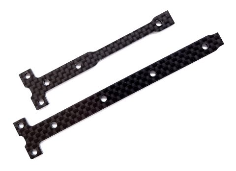 AS92284 - Team Associated RC10B74.1 Carbon Fiber Chassis Brace Support Set, 2.0mm
