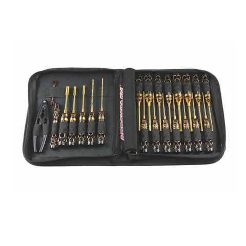 Arrowmax toolset (23pcs) with tools bag Black Golden