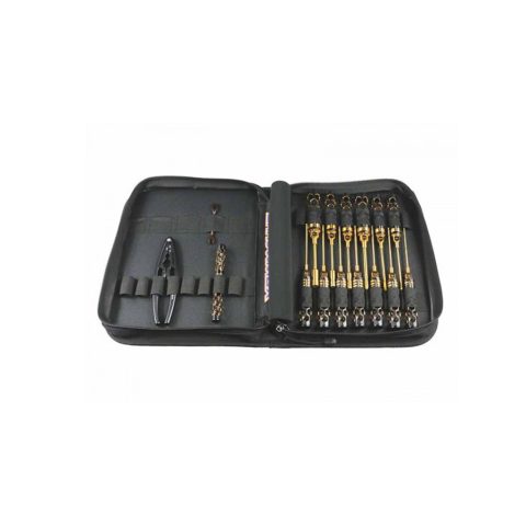 Arrowmax toolset (16pcs) with tools bag Black Golden