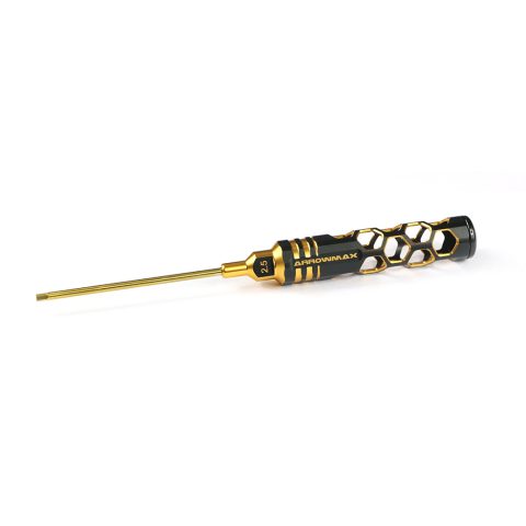 Arrowmax allen wrench 2.5 x 100mm Black Golden