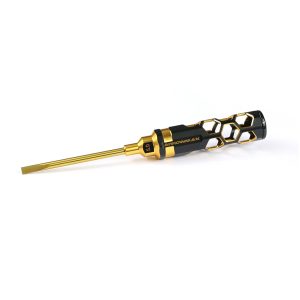 Arrowmax flat head screwdriver 5.0 x 100mm Black Golden