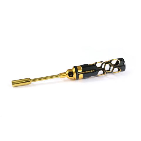 Arrowmax Nut Driver 7.0 x 100mm Black Golden