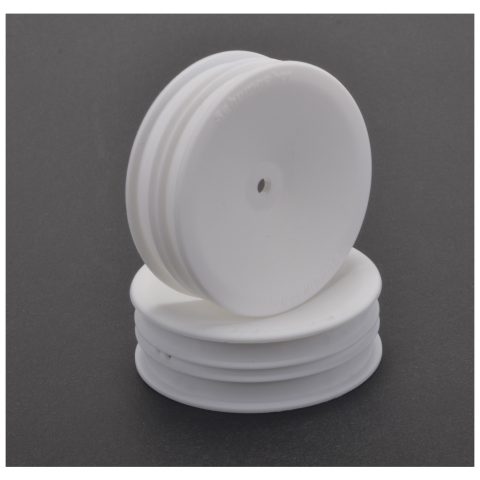Schumacher wheel - slim 2WD - White - Off Road (x2)