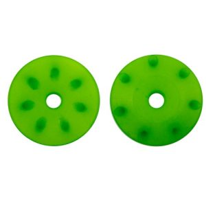 Ultimate 16mm Conical Shock Pistons Green (1.3mm X 7 Angled Holes) (x2)
