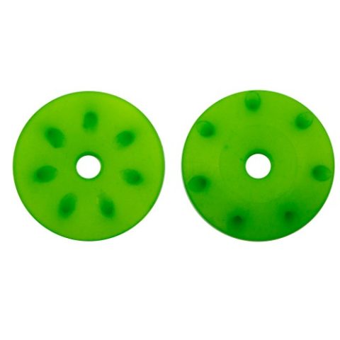 Ultimate 16mm Conical Shock Pistons Green (1.3mm X 7 Angled Holes) (x2)