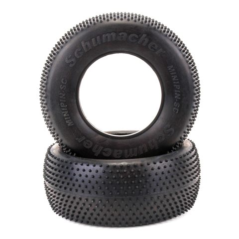 U6767 - Short Course Tyre - Mini pin - yellow (x2)