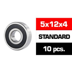 Ultimate 5x12x4mm "HS" Rubber shielded bearing set (x10)