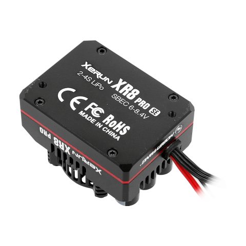 Hobbywing Xerun XR8 Pro G2SE Brushless ESC 200A, 2-4s LiPo - Afbeelding 3