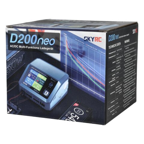 SkyRC D200 Neo LiPo 1-6s 20A 200W AC Charger - Afbeelding 5
