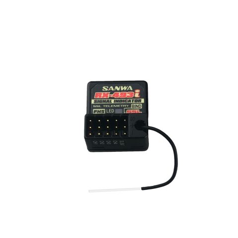 Sanwa M17 set with RX-493i TX + RX CH4 2.4ghz FH5 - Afbeelding 3