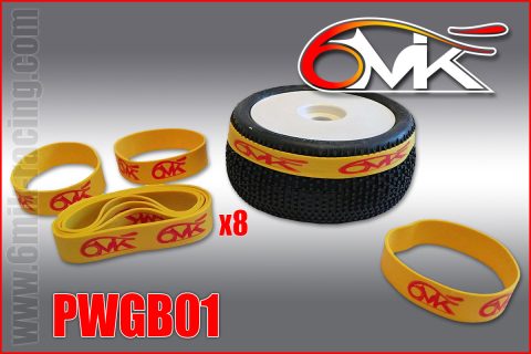 PWGB01 - 6Mik gluing bands (pink) (x8)