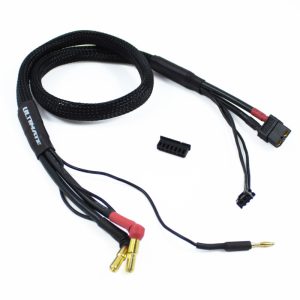 Ultimate 2S Charge Cable Lead XT60 with 4mm & 5mm Bullet Connector (60cm)