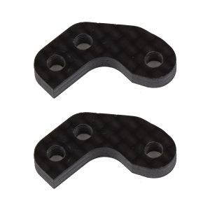 AS92467 - Team Associated RC10B7 Caster Block Link Mount Set, 0, carbon fiber